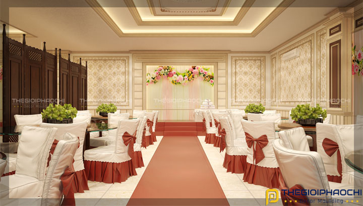 Thi Công Phào Chỉ Nhựa Hàn Quốc Nhà Hàng Lam Viên Biên Hòa